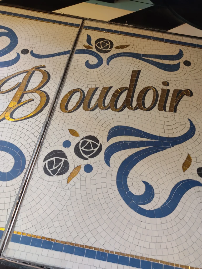 Projet de mosaïque Le Boudoir